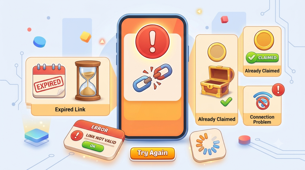 Travel Town free energy link not working due to expired or claimed rewards
