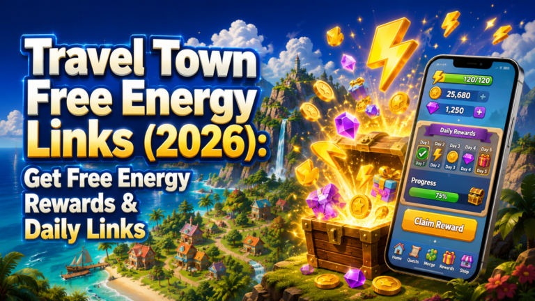 Travel Town Free Energy Links 2026